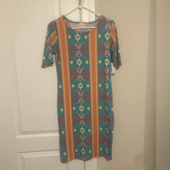 LuLaRoe Julia dress size small - Picture 1 of 5